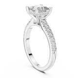 Ladies Ring DDLR-174@7 - White Gold - Image