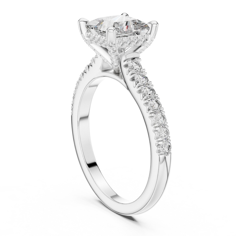 Ladies Ring DDLR-174@7 - White Gold - Image