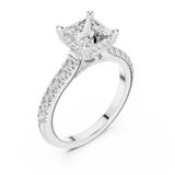 Ladies Ring DDLR-174@7 - White Gold - Image