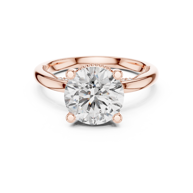 Ladies Ring DDLR-175@7 - Rose Gold - Image