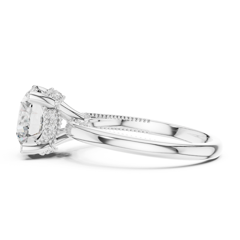Ladies Ring DDLR-175@7 - White Gold - Image