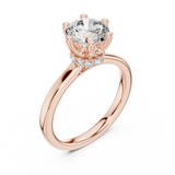 Ladies Ring DDLR-176@7 - Rose Gold - Image