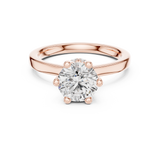 Ladies Ring DDLR-176@7 - Rose Gold - Image