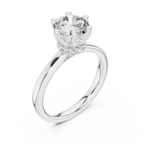 Ladies Ring DDLR-176@7 - White Gold - Image