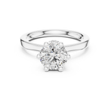 Ladies Ring DDLR-176@7 - White Gold - Image