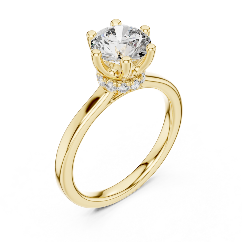 Ladies Ring DDLR-176@7 - Yellow Gold - Image