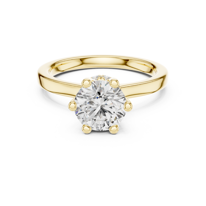 Ladies Ring DDLR-176@7 - Yellow Gold - Image