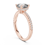Ladies Ring DDLR-177@7 - Rose Gold - Image