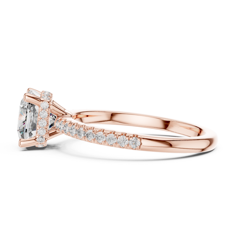Ladies Ring DDLR-177@7 - Rose Gold - Image