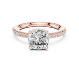 Ladies Ring DDLR-177@7 - Rose Gold - Image
