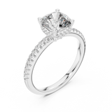 Ladies Ring DDLR-177@7 - White Gold - Image