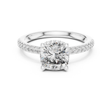 Ladies Ring DDLR-177@7 - White Gold - Image