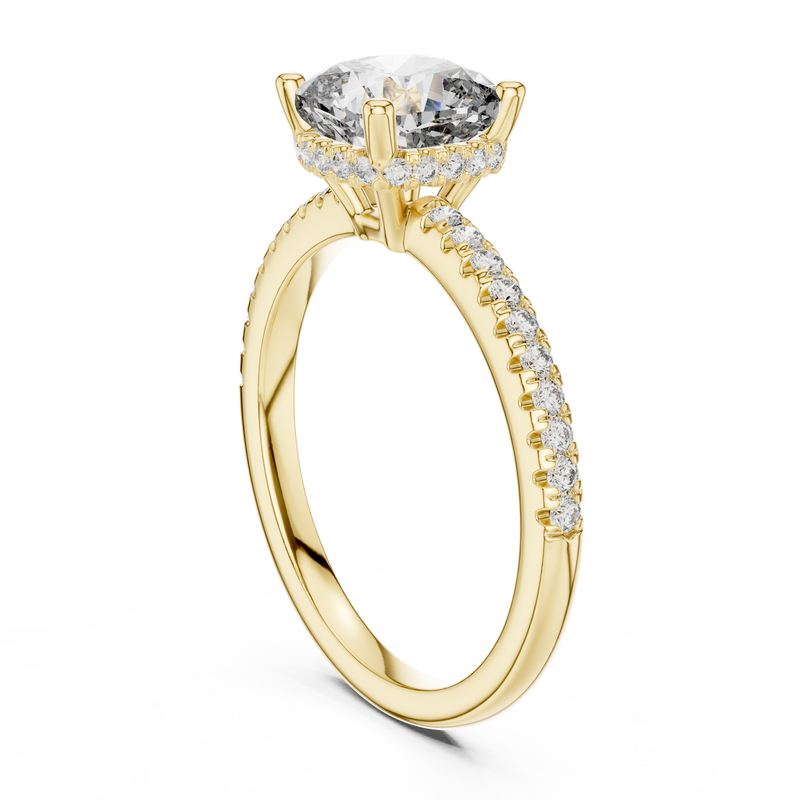 Ladies Ring DDLR-177@7 - Yellow Gold - Image