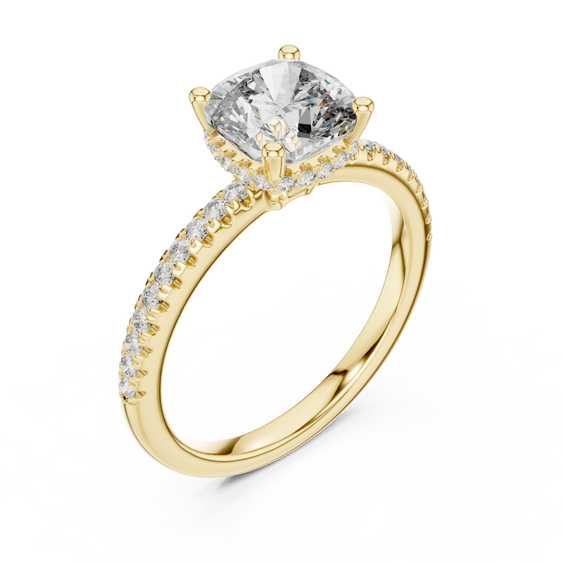 Ladies Ring DDLR-177@7 - Yellow Gold - Image
