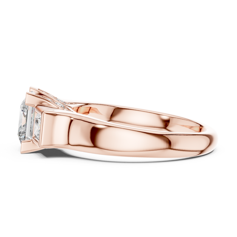 Ladies Ring DDLR-178@7 - Rose Gold - Image