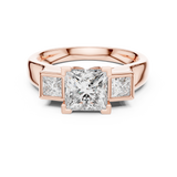 Ladies Ring DDLR-178@7 - Rose Gold - Image