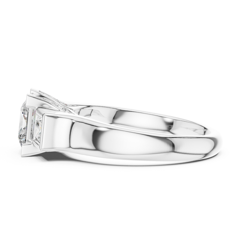 Ladies Ring DDLR-178@7 - White Gold - Image