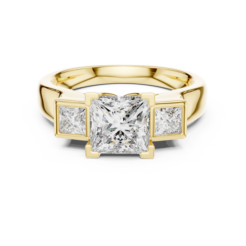 Ladies Ring DDLR-178@7 - Yellow Gold - Image