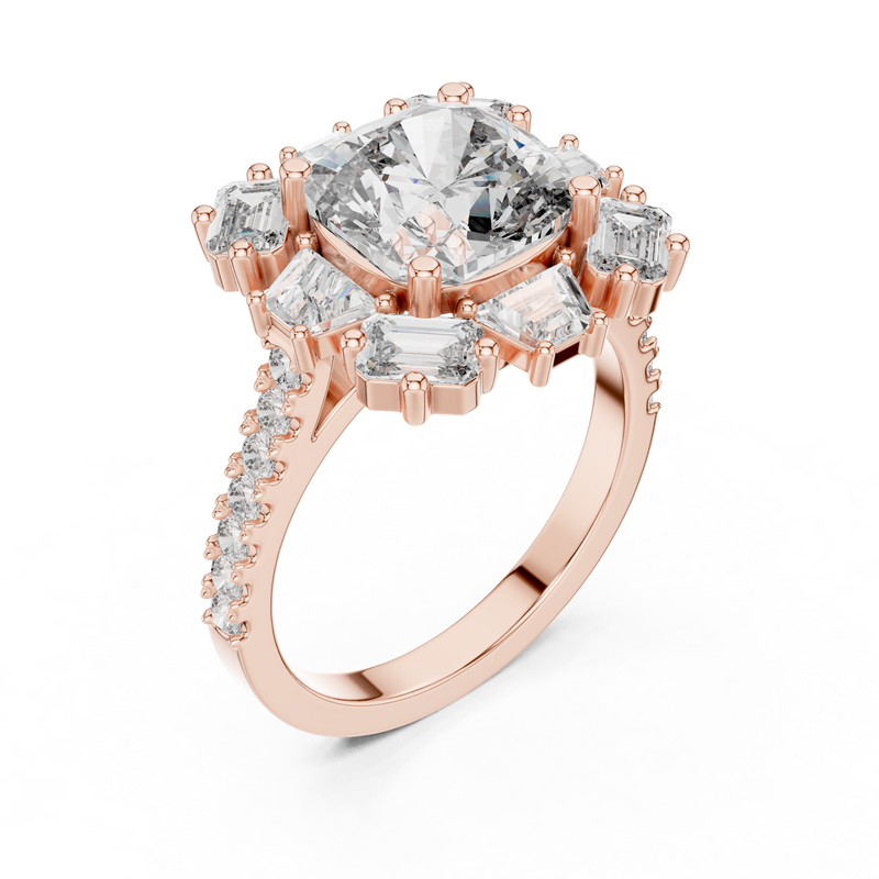 Ladies Ring DDLR-179 - Rose Gold - Image