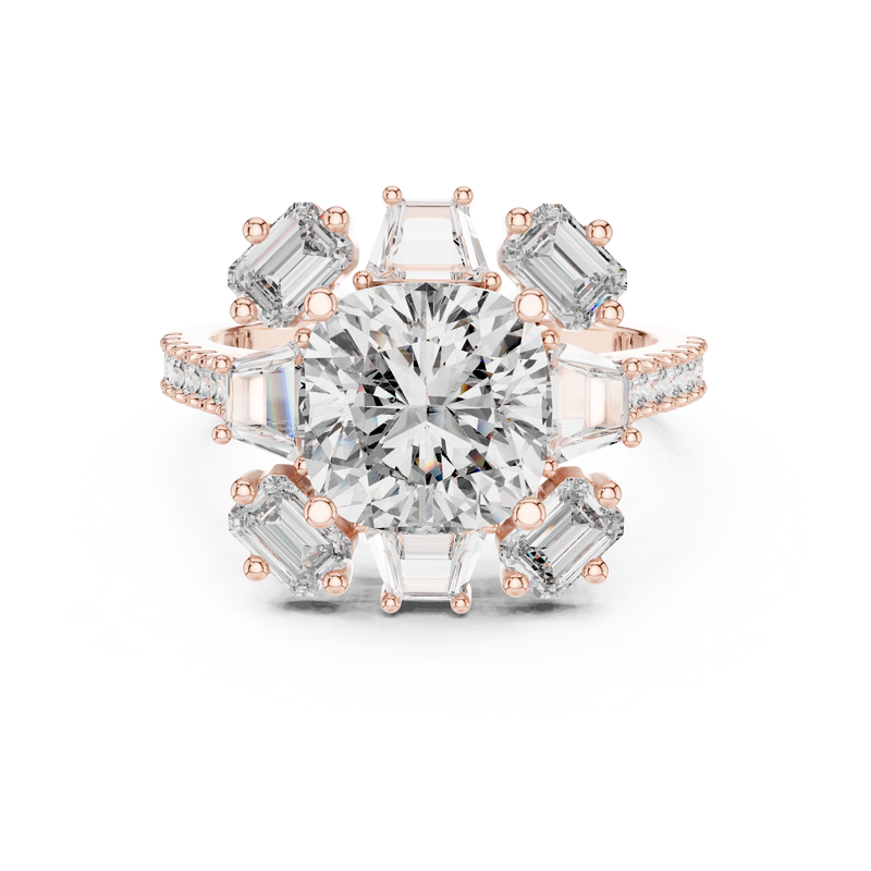Ladies Ring DDLR-179 - Rose Gold - Image