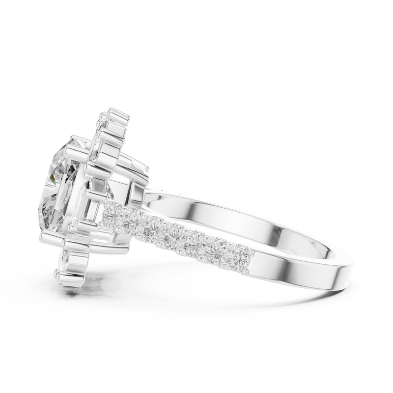 Ladies Ring DDLR-179 - White Gold - Image