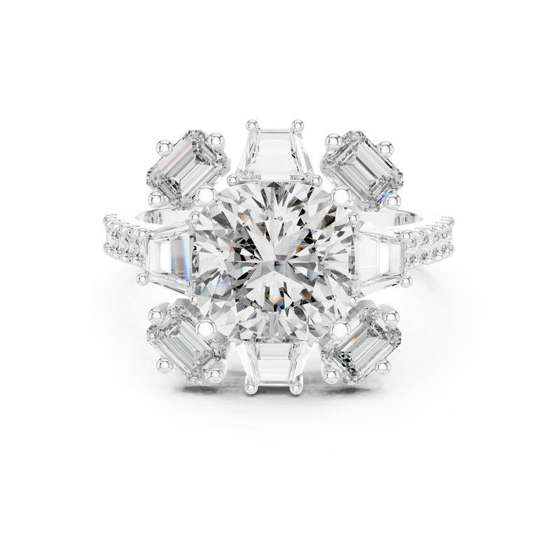 Ladies Ring DDLR-179 - White Gold - Image