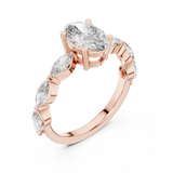 Ladies Ring DDLR-180@7 - Rose Gold - Image