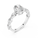 Ladies Ring DDLR-180@7 - White Gold - Image