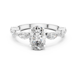 Ladies Ring DDLR-180@7 - White Gold - Image