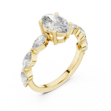 Ladies Ring DDLR-180@7 - Yellow Gold - Image