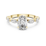 Ladies Ring DDLR-180@7 - Yellow Gold - Image