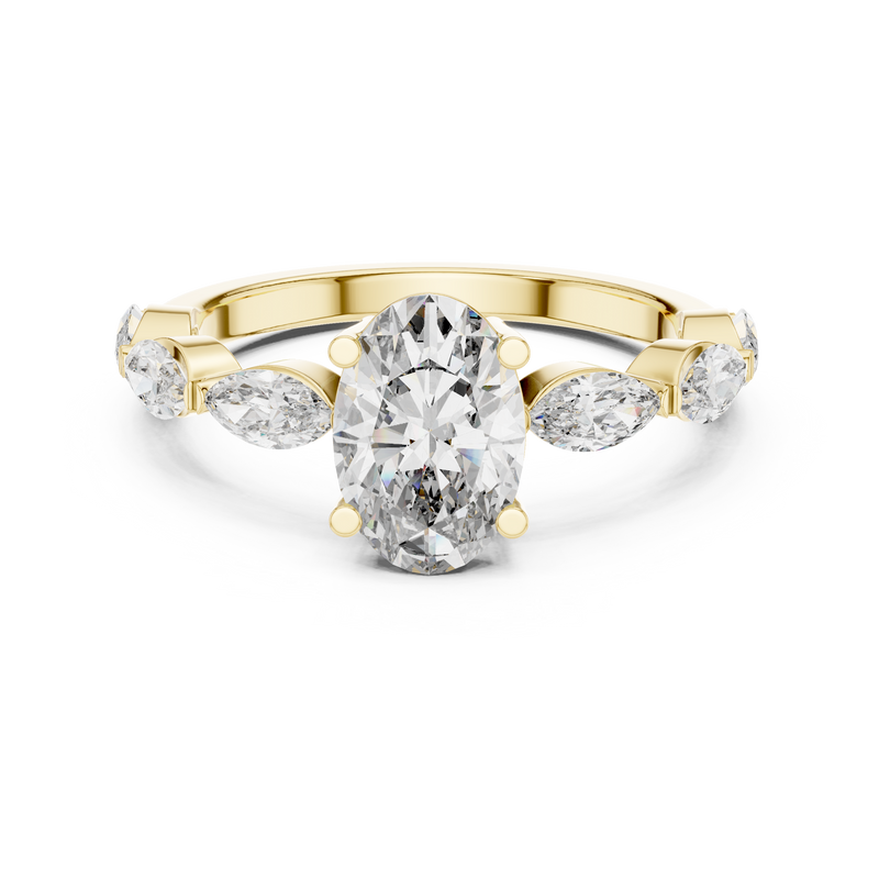 Ladies Ring DDLR-180@7 - Yellow Gold - Image