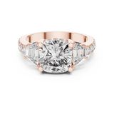 Ladies Ring DDLR-181@7 - Rose Gold - Image