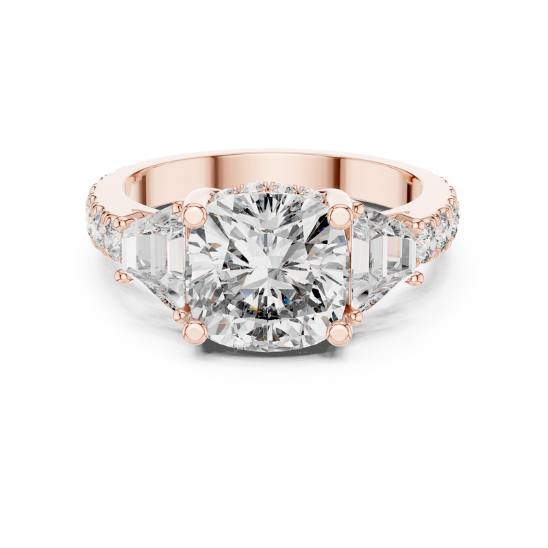 Ladies Ring DDLR-181@7 - Rose Gold - Image