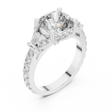 Ladies Ring DDLR-181@7 - White Gold - Image