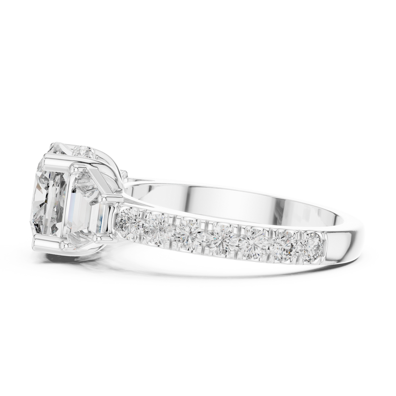 Ladies Ring DDLR-181@7 - White Gold - Image