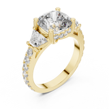 Ladies Ring DDLR-181@7 - Yellow Gold - Image