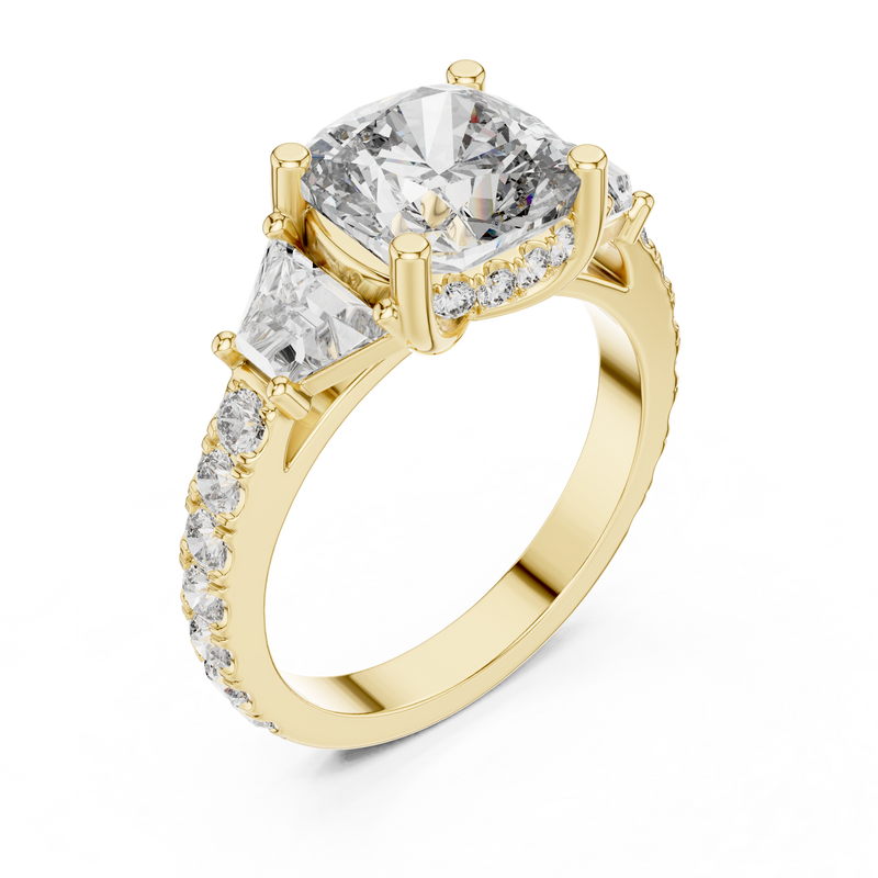 Ladies Ring DDLR-181@7 - Yellow Gold - Image