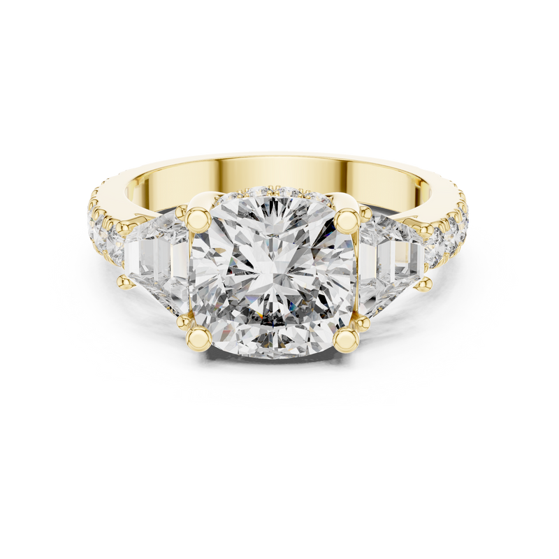 Ladies Ring DDLR-181@7 - Yellow Gold - Image