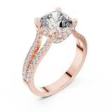 Ladies Ring DDLR-182@7 - Rose Gold - Image