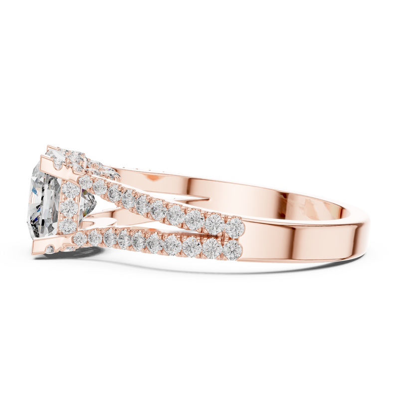 Ladies Ring DDLR-182@7 - Rose Gold - Image