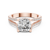 Ladies Ring DDLR-182@7 - Rose Gold - Image