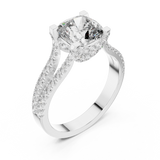 Ladies Ring DDLR-182@7 - White Gold - Image