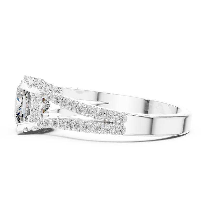 Ladies Ring DDLR-182@7 - White Gold - Image