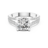 Ladies Ring DDLR-182@7 - White Gold - Image