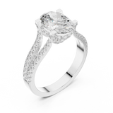 Ladies Ring DDLR-183@7 - White Gold - Image
