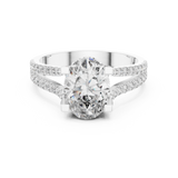 Ladies Ring DDLR-183@7 - White Gold - Image