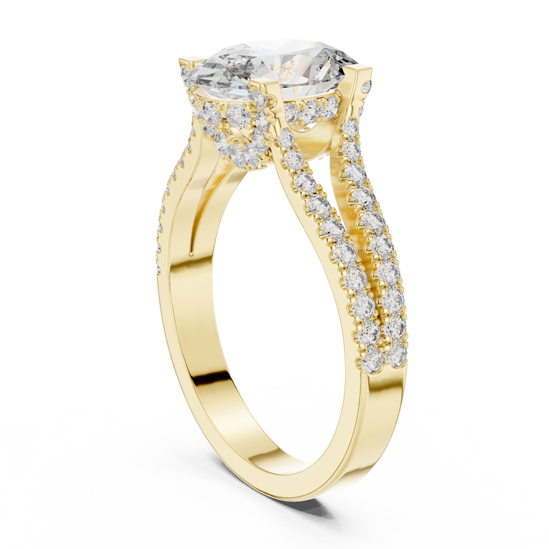 Ladies Ring DDLR-183@7 - Yellow Gold - Image