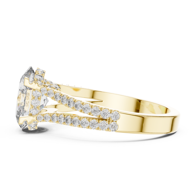 Ladies Ring DDLR-183@7 - Yellow Gold - Image