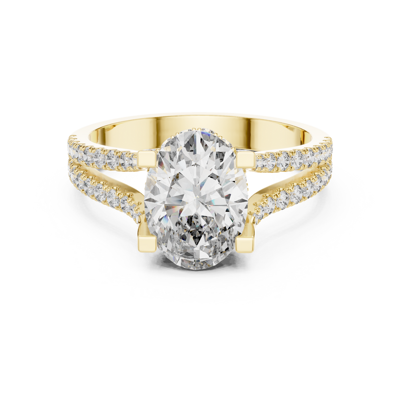 Ladies Ring DDLR-183@7 - Yellow Gold - Image